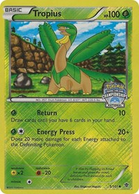 Tropius - 5/101 (National Championships)/101 - Reverse Holofoil League & Championship Cards - Promo