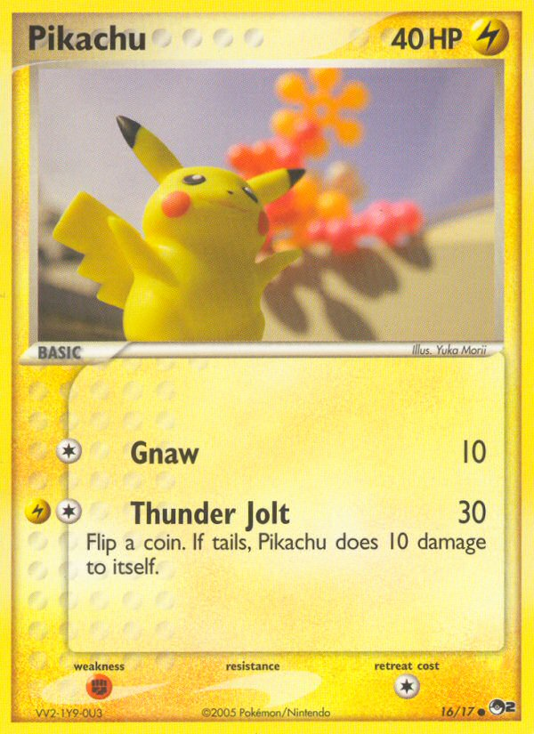 Pikachu 016/017 POP Series 2 - Common