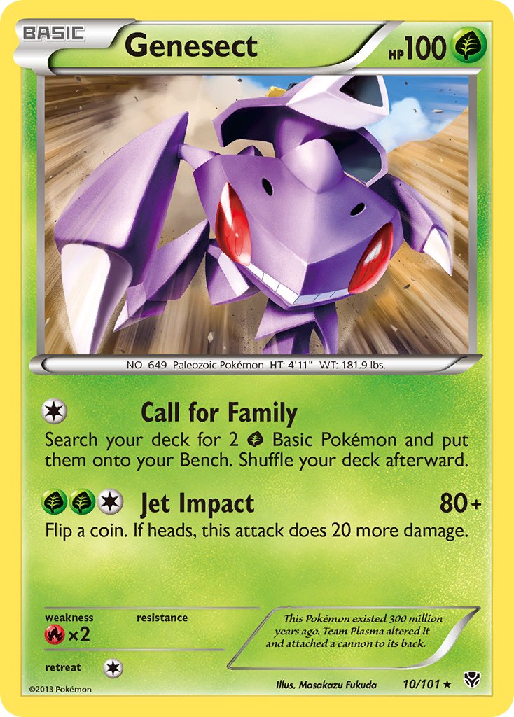 Genesect - 10/101 (BW Plasma Blast)/101 - Holofoil Deck Exclusives - Holo Rare