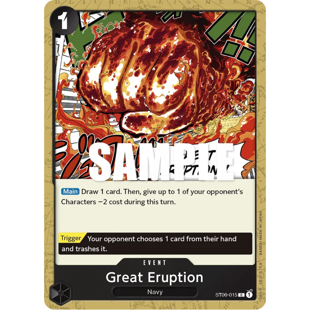 Great Eruption (ST06-015) - Starter Deck 6: Absolute Justice