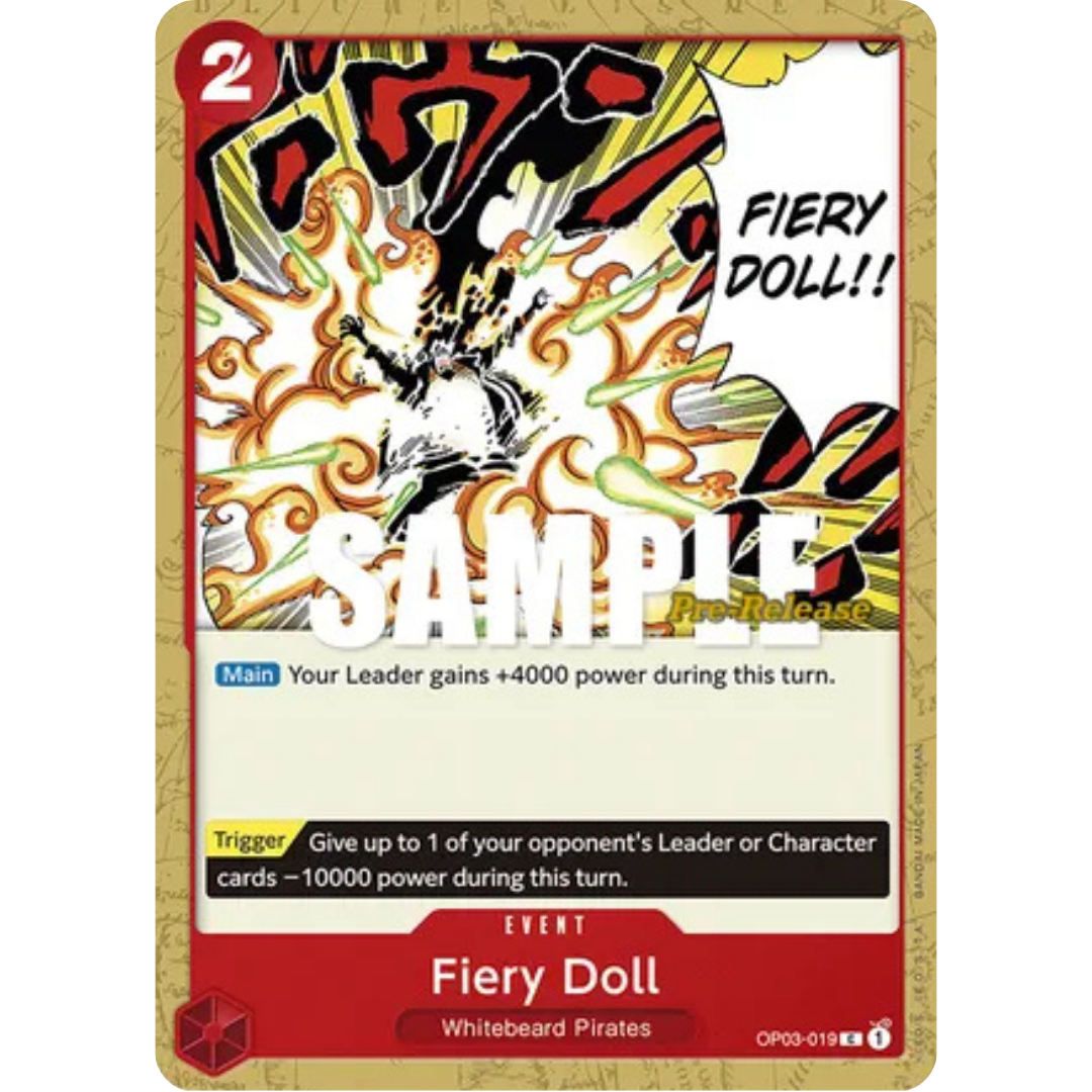 Fiery Doll (OP03-019) - Pillars of Strength Pre-Release Cards