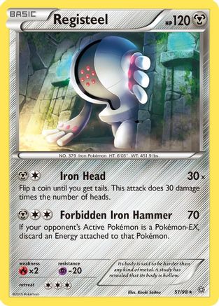 Registeel 051/98 XY Ancient Origins - Rare