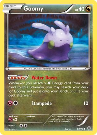 Goomy 058 - Reverse Holofoil XY Ancient Origins - Common