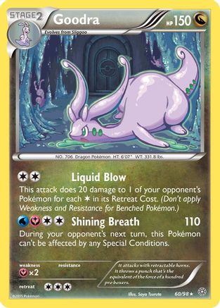 Goodra 060 - Reverse Holofoil XY Ancient Origins - Holo Rare