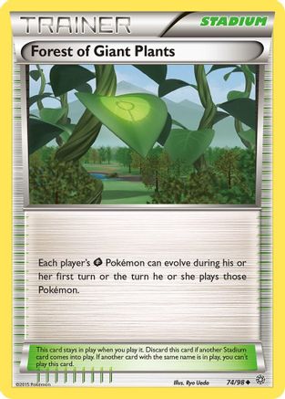 Forest of Giant Plants 074 XY Ancient Origins - Uncommon