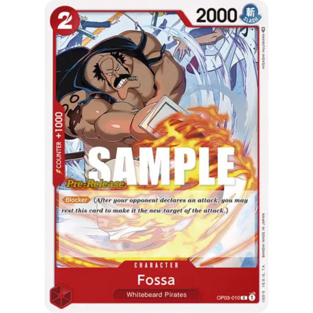 Fossa (OP03-010) - Pillars of Strength Pre-Release Cards
