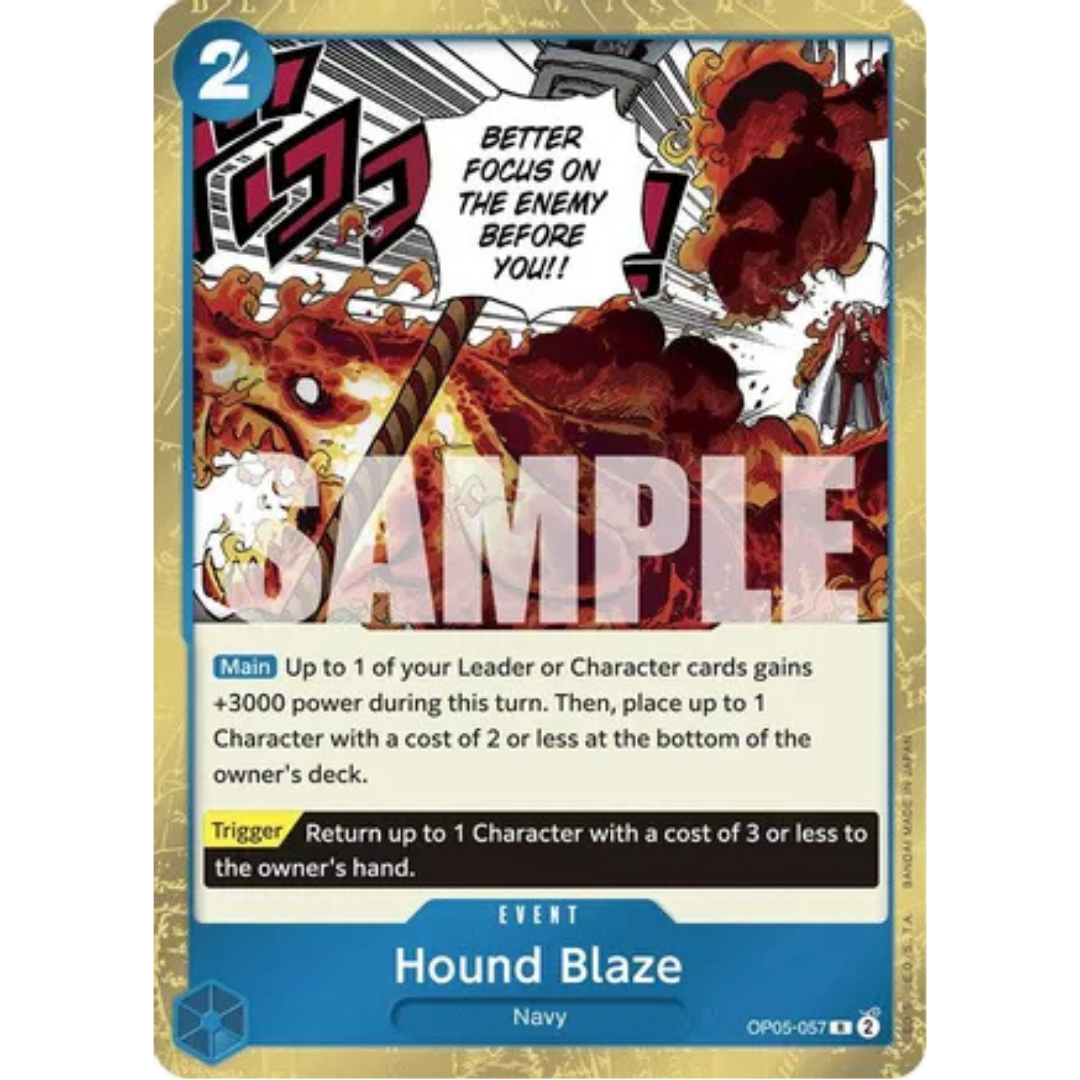 Hound Blaze (Jolly Roger Foil) (OP05-057) - Premium Booster -The Best- Foil