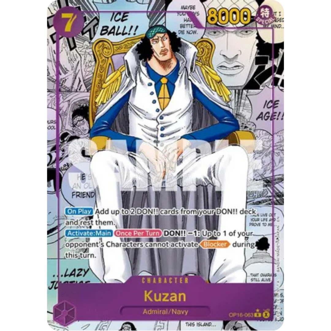 Kuzan (Manga) (OP16-063) - The Time of Battle Foil