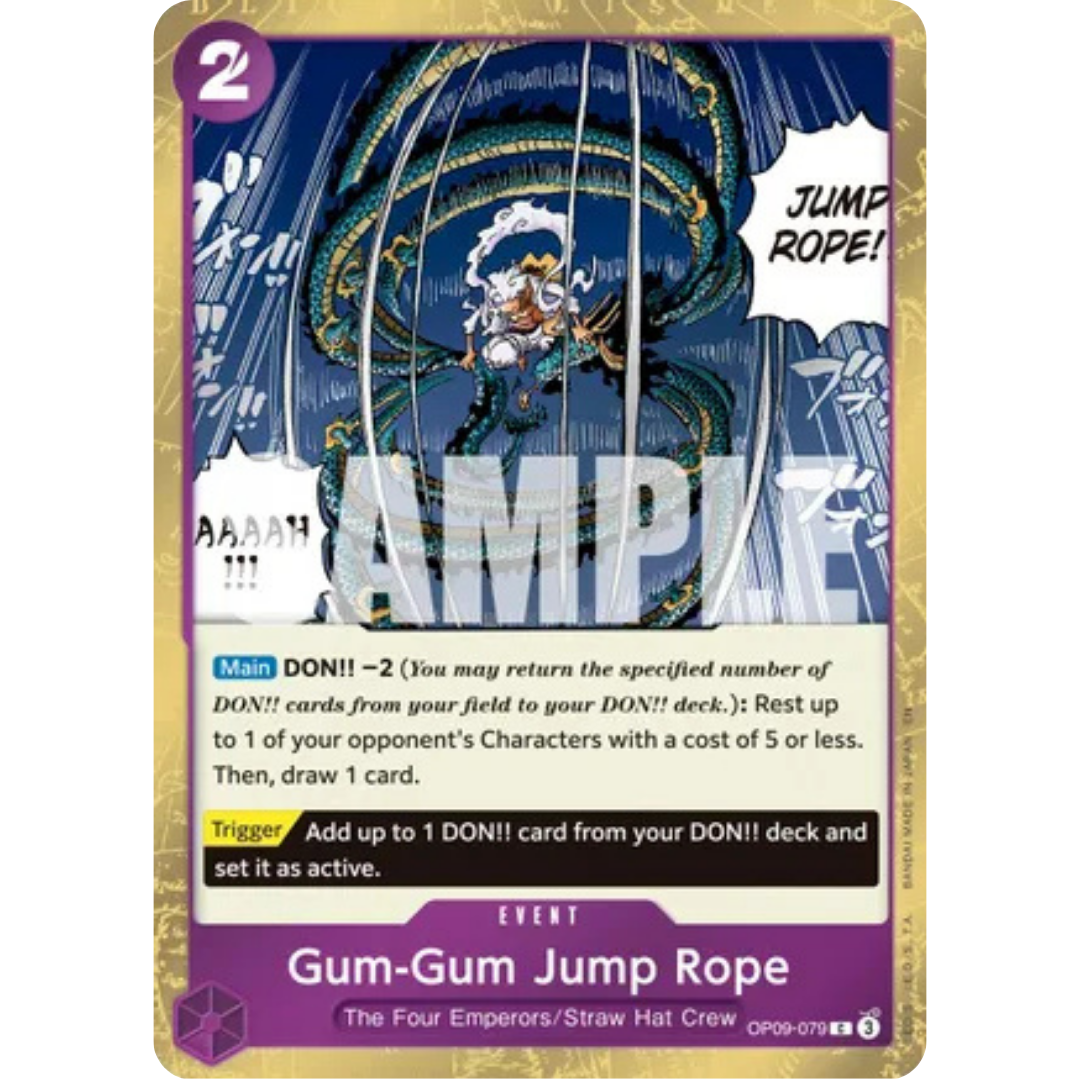 Gum-Gum Jump Rope (Pirate Foil) (OP09-079) - Premium Booster -The Best- Vol. 2 Foil
