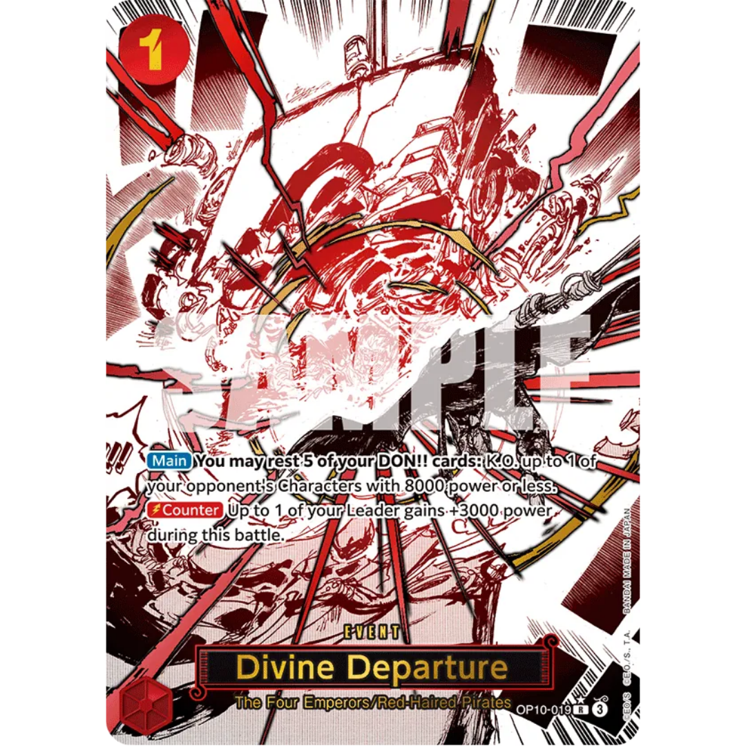 Divine Departure (Parallel) (OP10-019) - Royal Blood Foil
