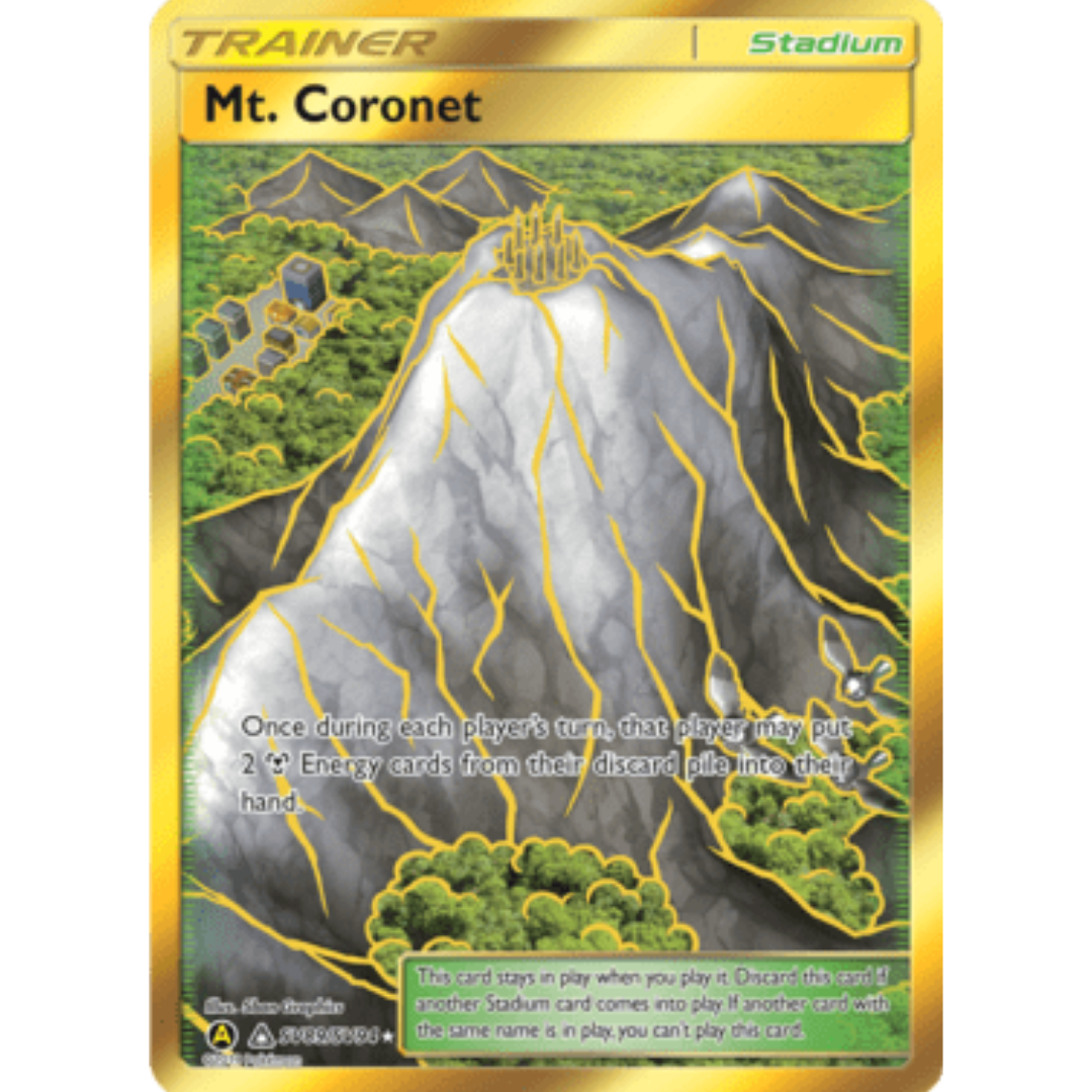 Mt. Coronet - Holofoil Hidden Fates Shiny Vault - Shiny Holo Rare