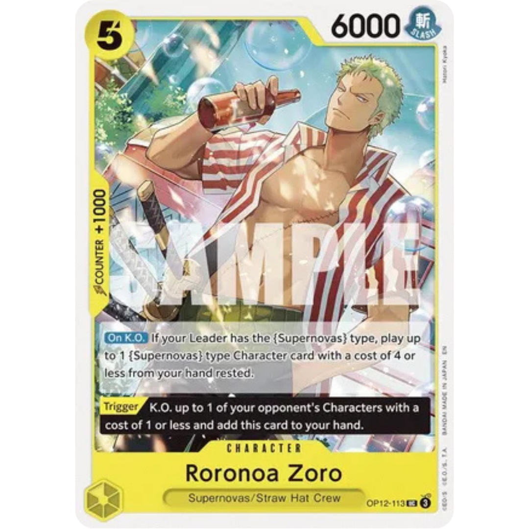 Roronoa Zoro (113) (OP12-113) - Legacy of the Master