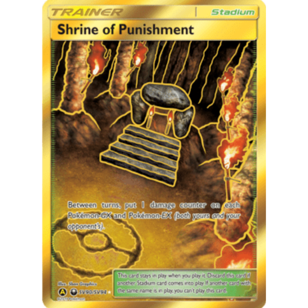 Shrine of Punishment SV90/SV94 - Holofoil Hidden Fates Shiny Vault - Shiny Holo Rare