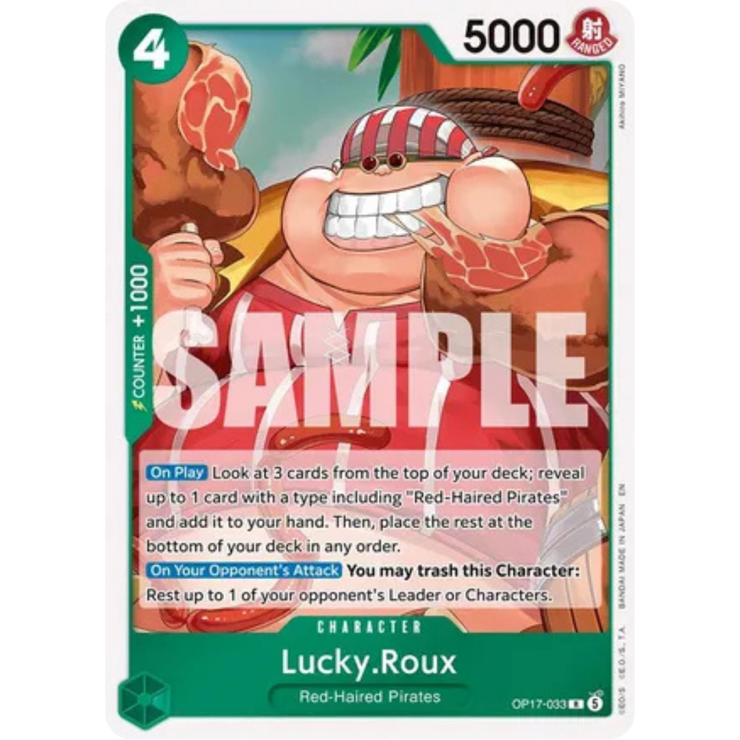 Lucky.Roux (OP17-033) - The World's Strongest Warriors Foil