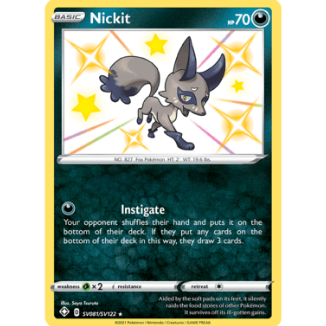 Nickit SV081 - Holofoil Shining Fates Shiny Vault - Shiny Holo Rare