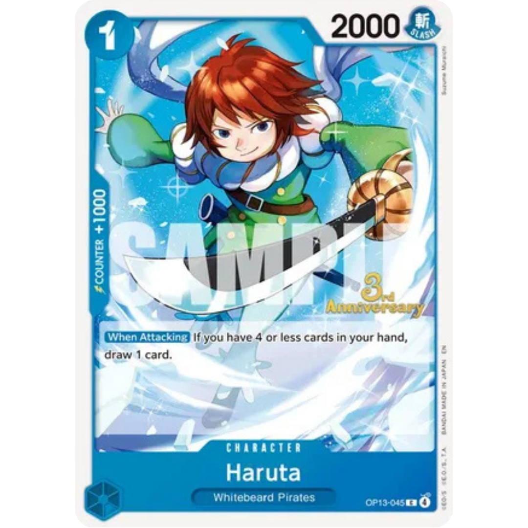 Haruta (OP13-045) - Carrying On His Will: 3rd Anniversary Tournament Cards