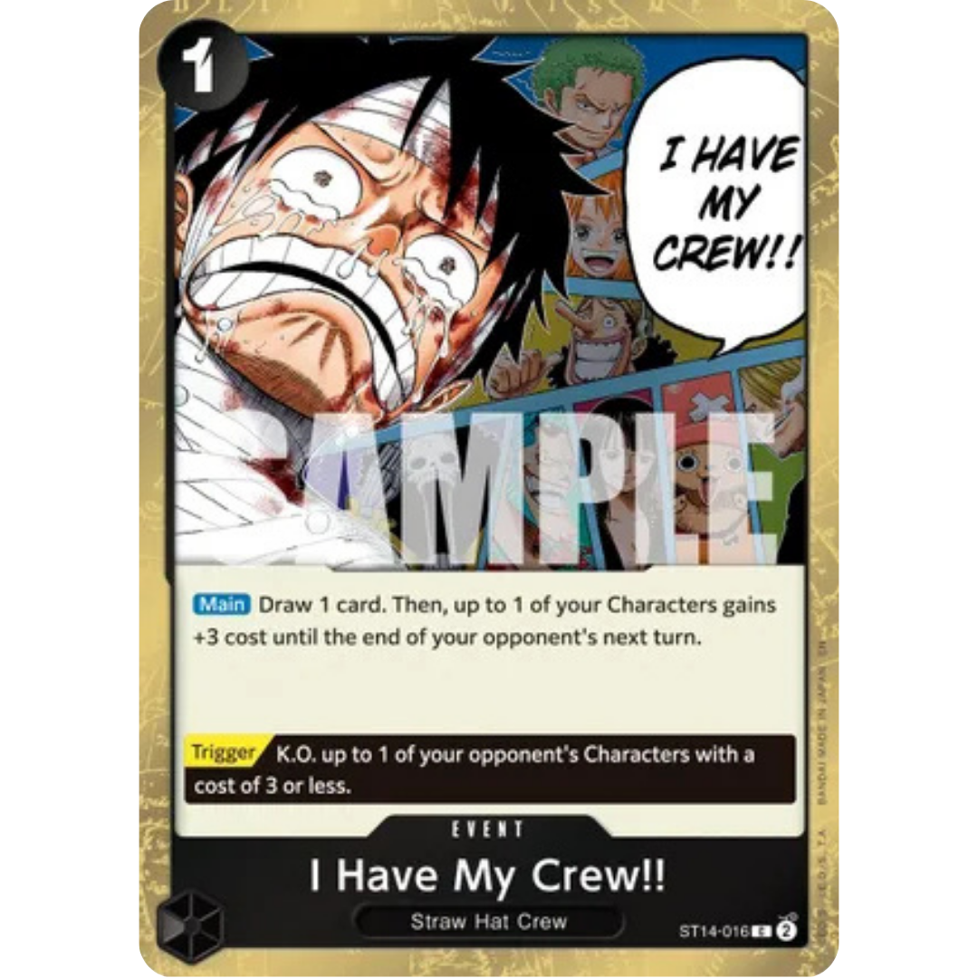 I Have My Crew!! (Pirate Foil) (ST14-016) - Premium Booster -The Best- Vol. 2 Foil