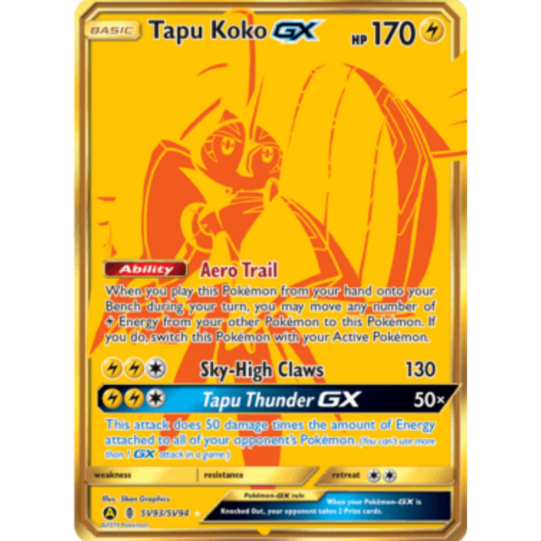 Tapu Lele GX - Holofoil Hidden Fates Shiny Vault - Shiny Holo Rare