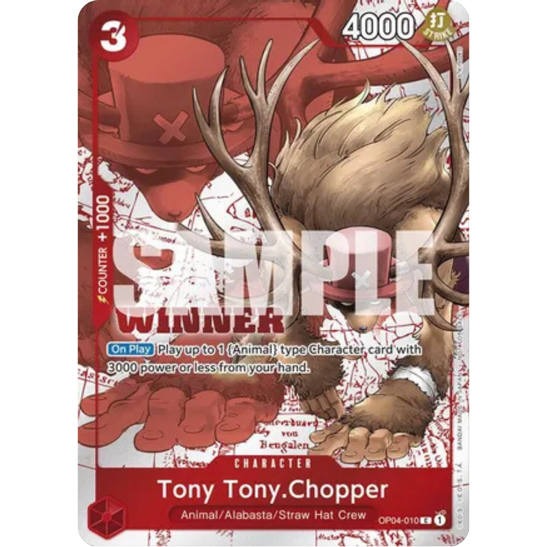 Tony Tony.Chopper (Winner Pack 2024 Oct.-Dec.) (OP04-010) - One Piece Promotion Cards Foil