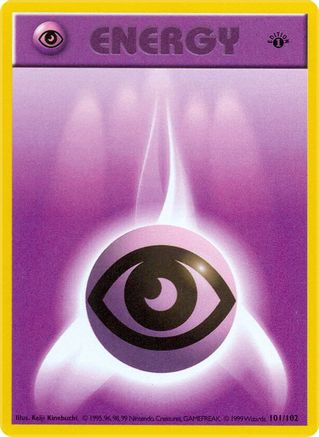 Psychic Energy 101 - Unlimited Base Set Shadowless - Common