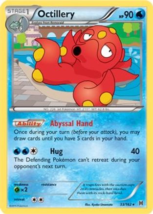 Octillery 033 - Reverse Holofoil XY BREAKthrough - Holo Rare