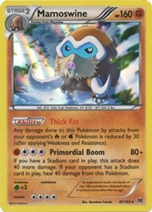 Mamoswine 082/162 - Holofoil XY BREAKthrough - Holo Rare
