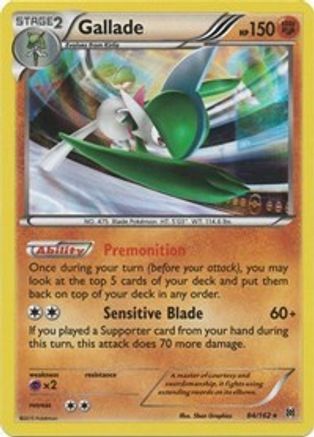 Gallade 084 - Holofoil XY BREAKthrough - Holo Rare