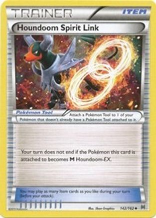 Houndoom Spirit Link 142 - Reverse Holofoil XY BREAKthrough - Uncommon