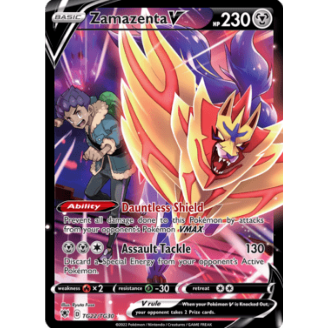 Zamazenta V TG22 - Holofoil SWSH10 Astral Radiance Trainer Gallery - Ultra Rare