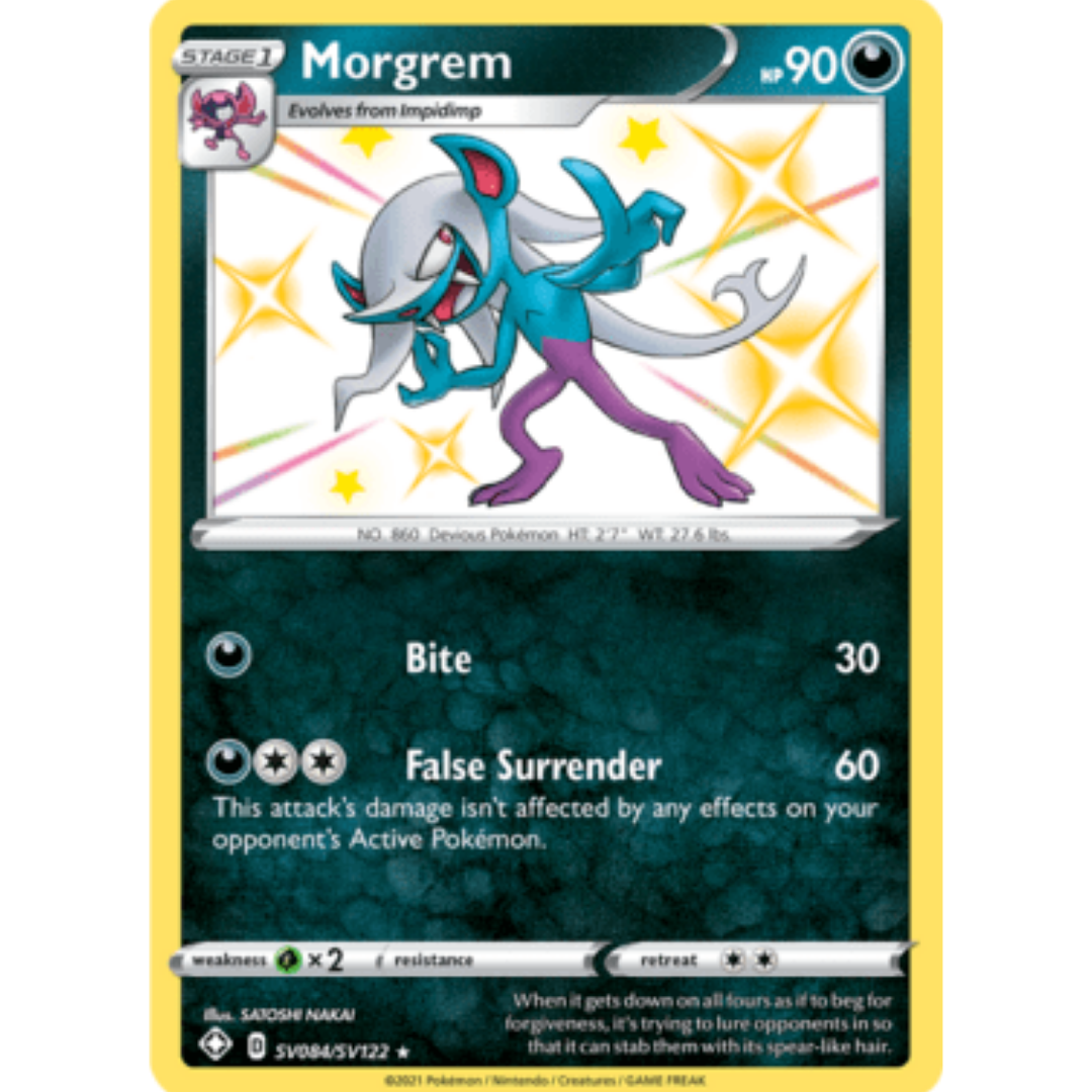 Morgrem SV084 - Holofoil Shining Fates Shiny Vault - Shiny Holo Rare