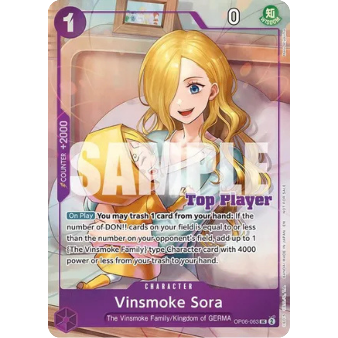Vinsmoke Sora (CS 25-26 Top Player Pack Vol. 2) (OP06-063) - One Piece Promotion Cards Foil