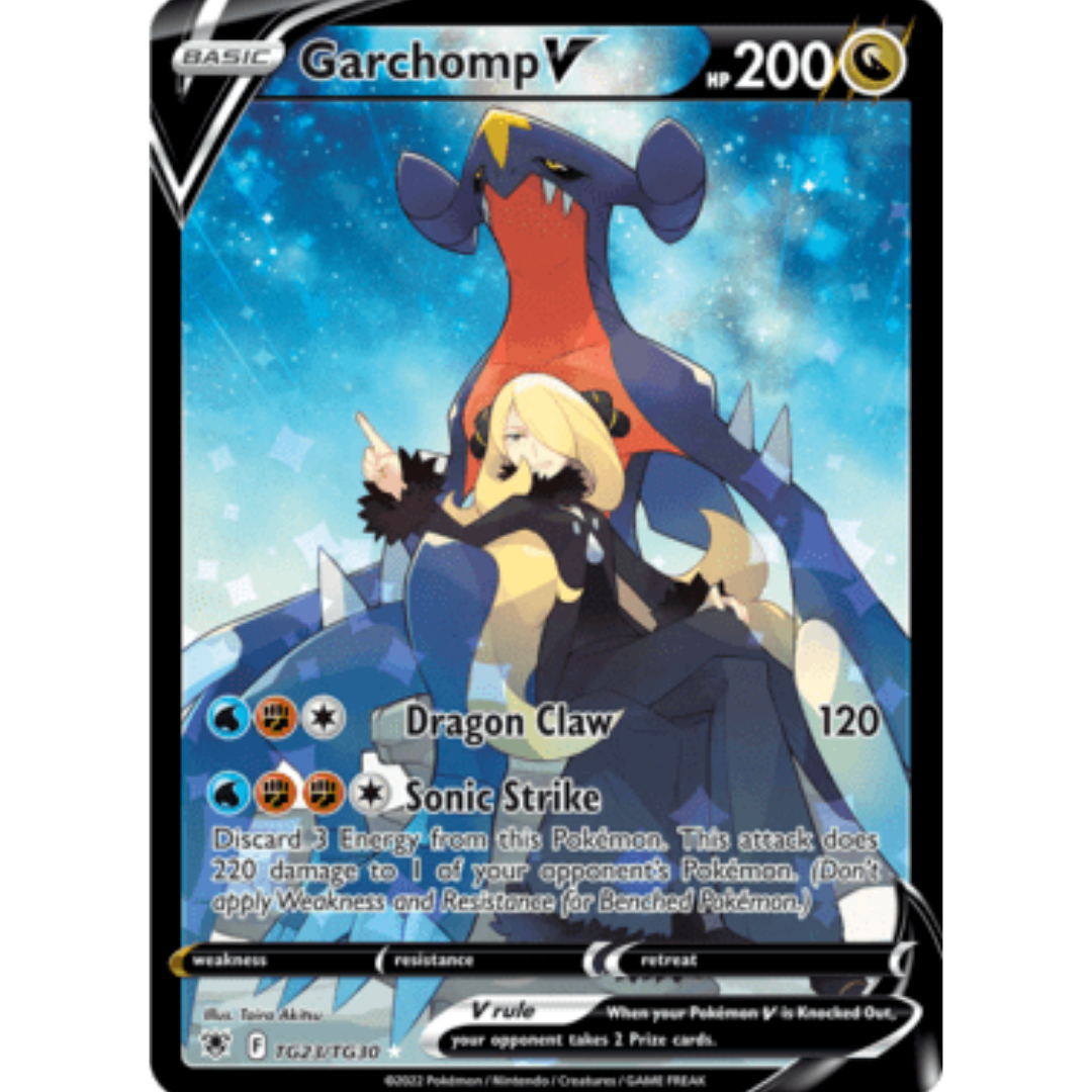 Garchomp V TG23 - Holofoil SWSH10 Astral Radiance Trainer Gallery - Ultra Rare
