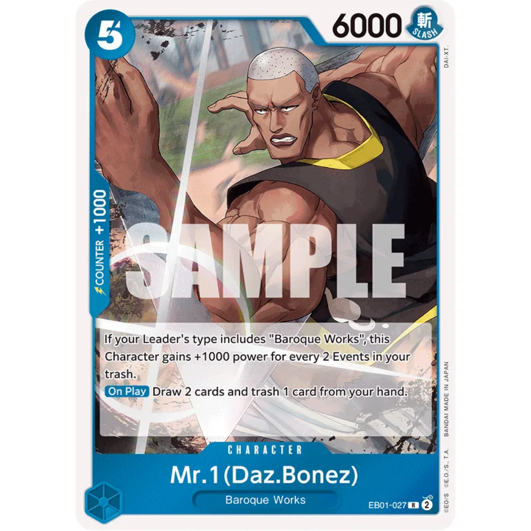 Mr. 1 (Daz.Bonez) (EB01-027) - Extra Booster: Memorial Collection Foil