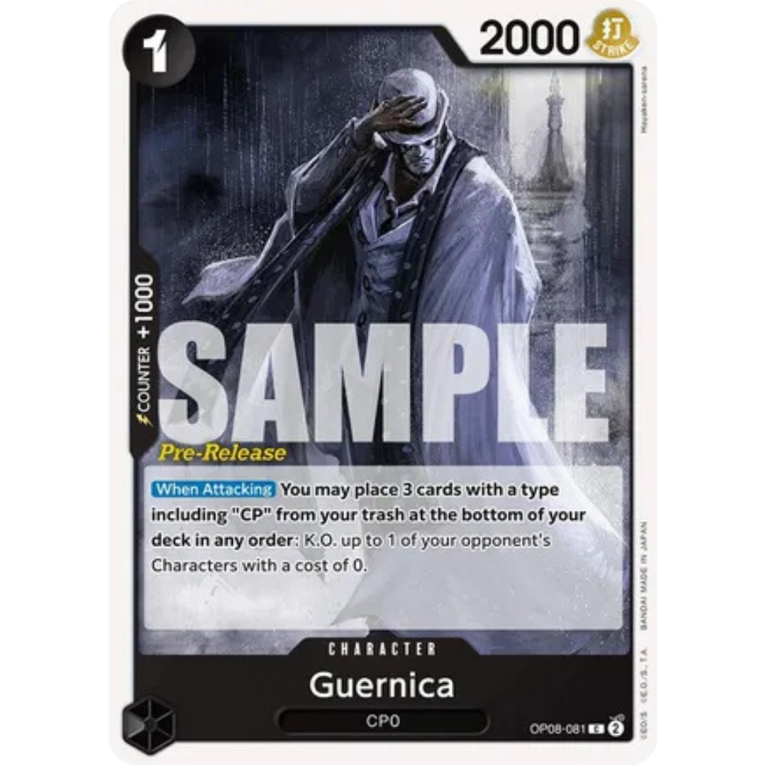 Guernica (OP08-081) - Two Legends Pre-Release Cards