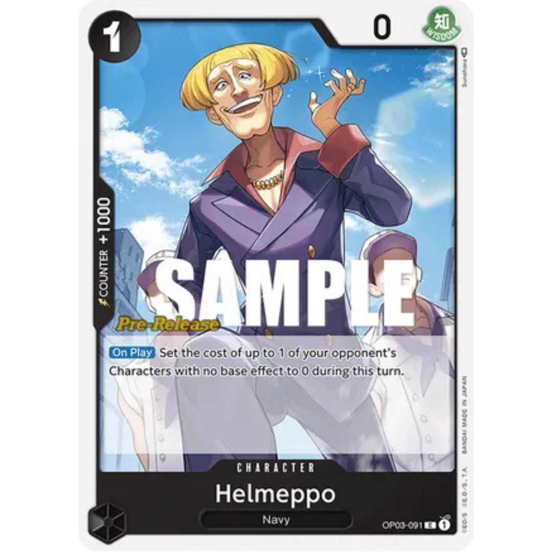 Helmeppo (OP03-091) - Pillars of Strength Pre-Release Cards