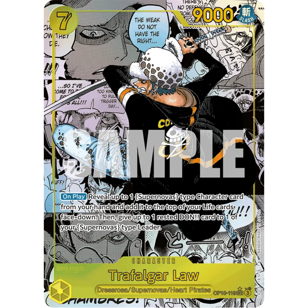 Trafalgar Law (119) (Manga) (OP10-119) - Royal Blood Foil