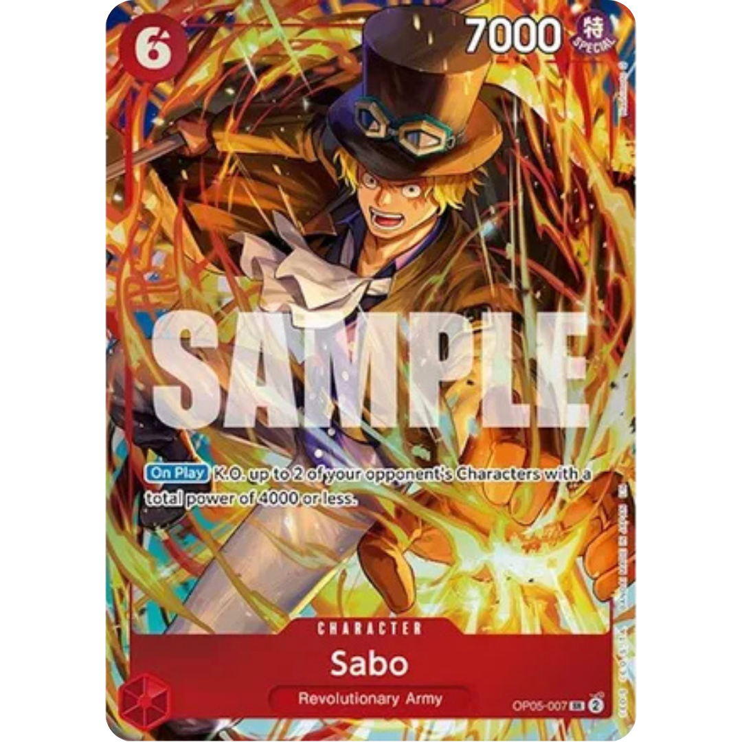 Sabo (Illustration Box Vol.5) (OP05-007) - One Piece Promotion Cards Foil