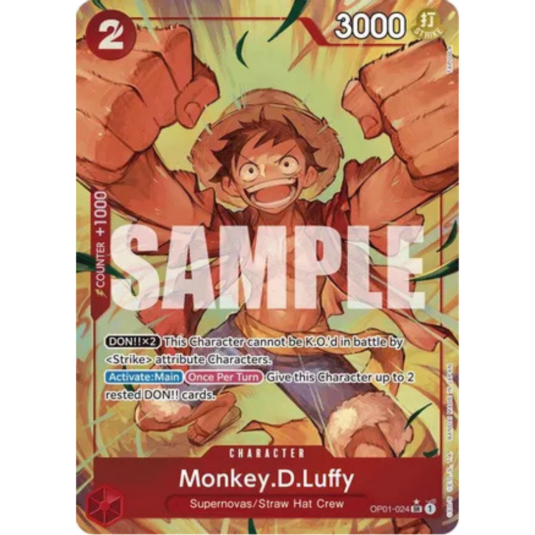 Monkey.D.Luffy (OP01-024) (Alternate Art) (OP01-024) - Premium Booster -The Best- Foil