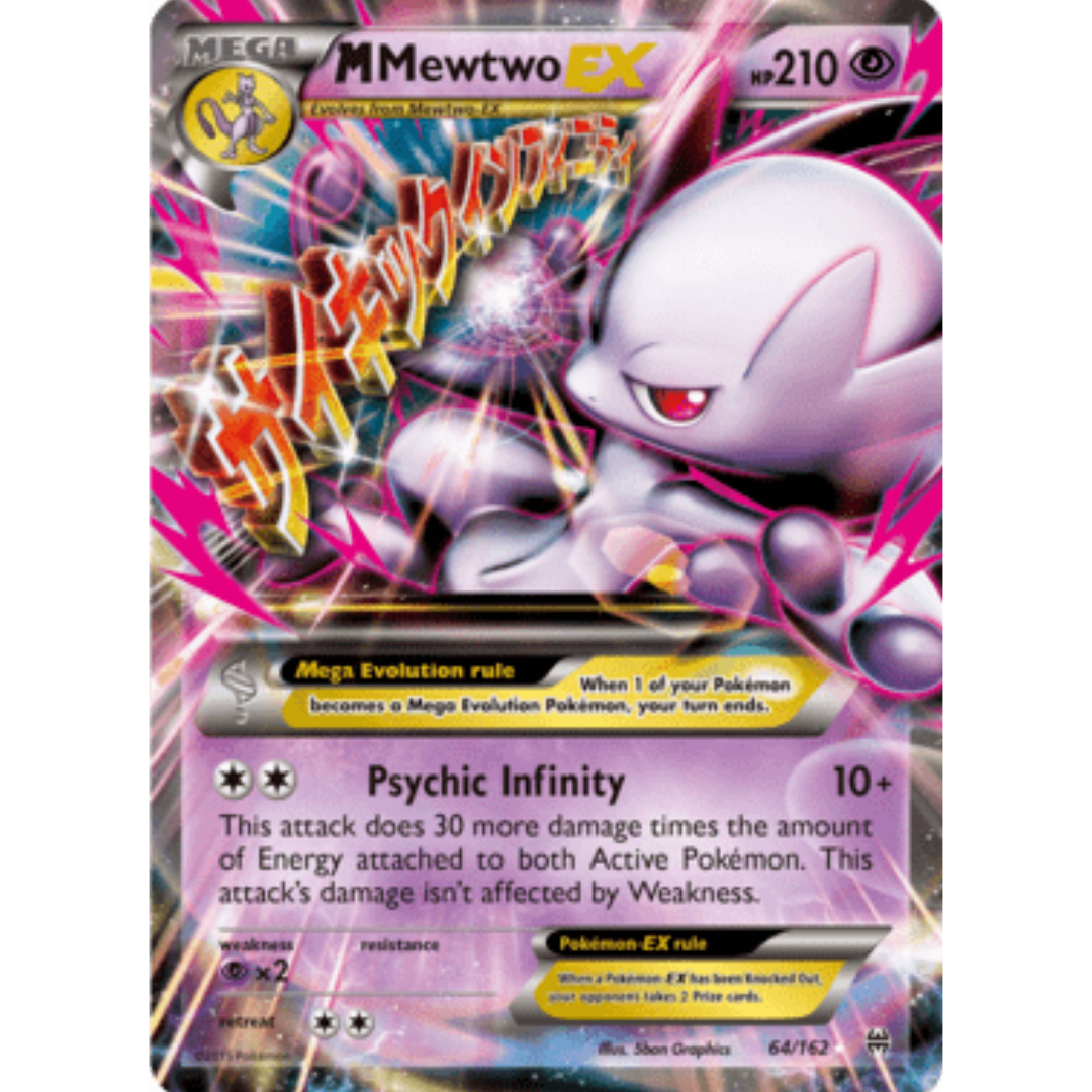 M Mewtwo EX (64) 064/162 - Holofoil XY BREAKthrough - Ultra Rare