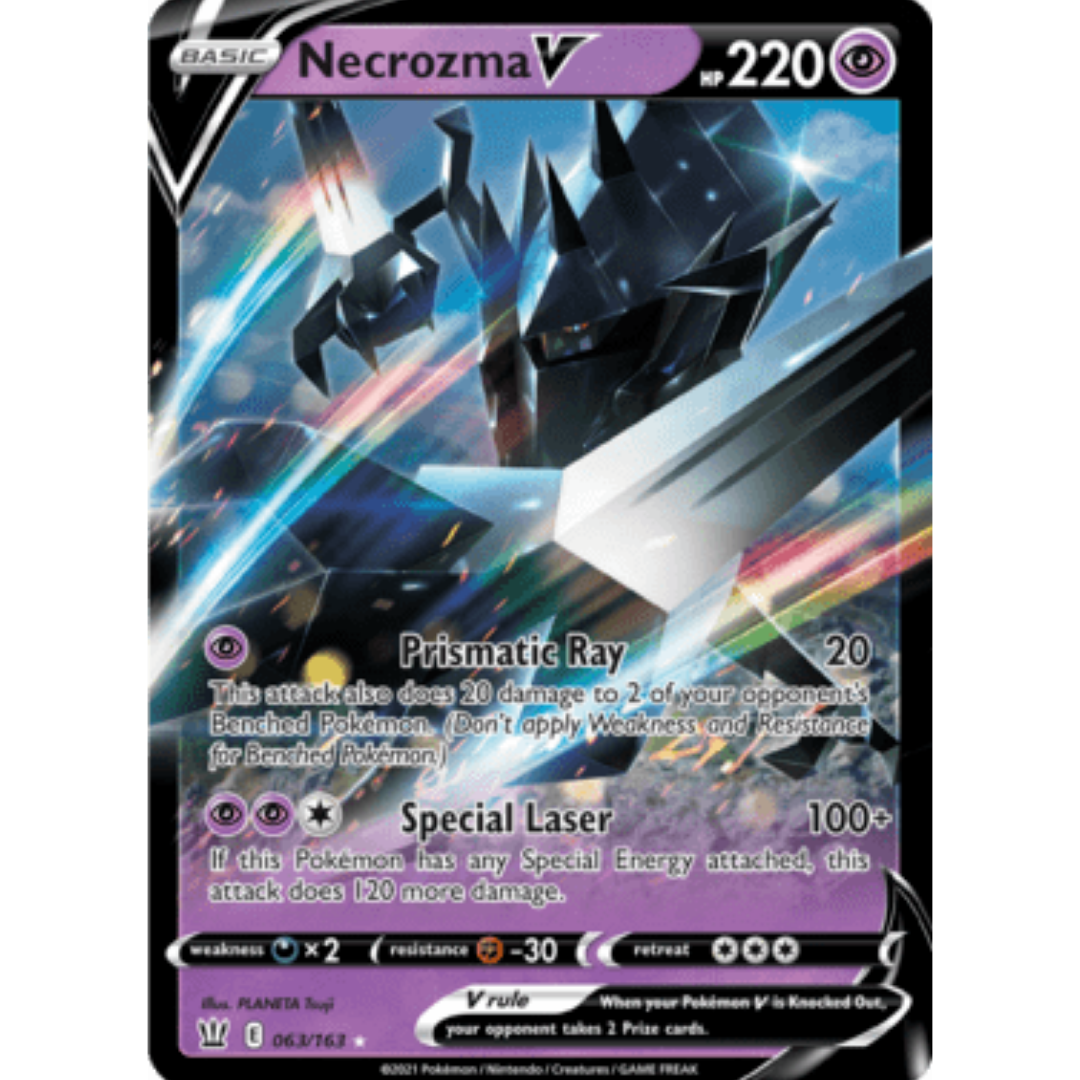 Necrozma V 063 - Holofoil SWSH05 Battle Styles - Ultra Rare