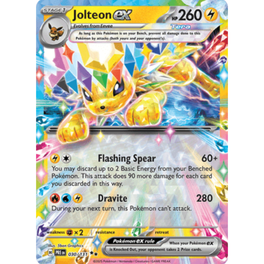 Jolteon ex 030/131 - Holofoil SV Prismatic Evolutions - Double Rare