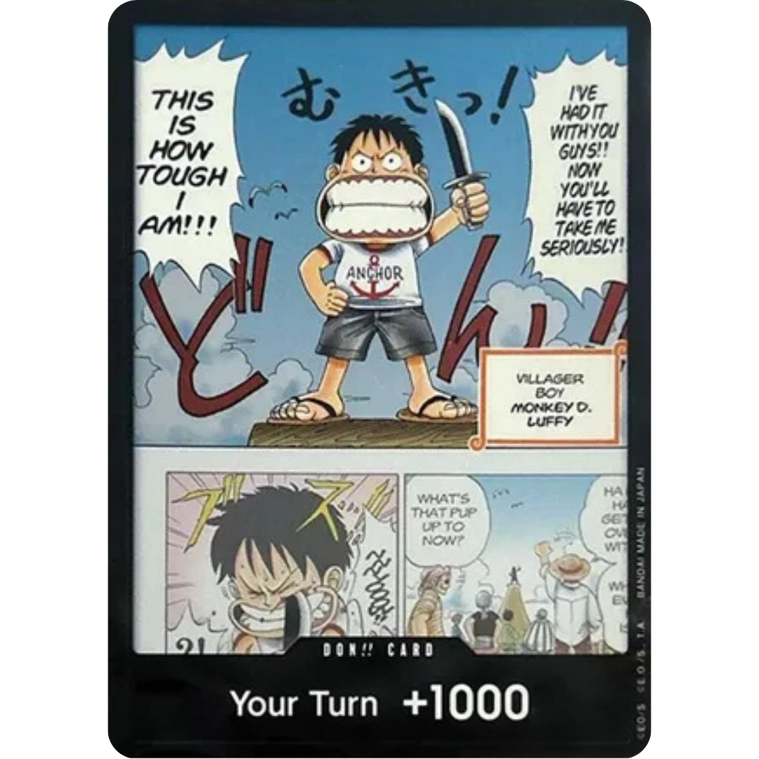 DON!! Card (Young Luffy) (Devil Fruits Collection Vol. 1) - One Piece Promotion Cards Foil
