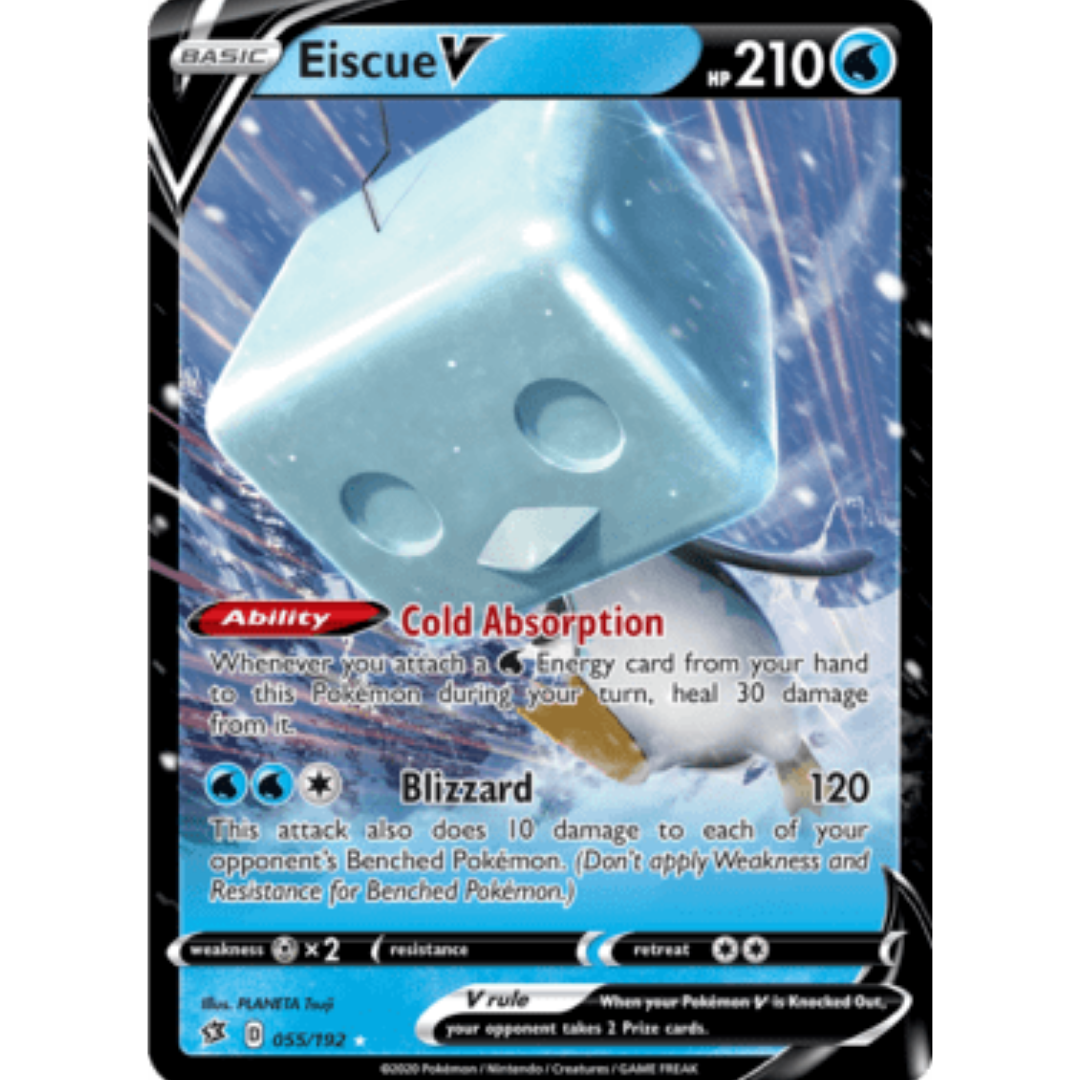 Eiscue V 055 - Holofoil SWSH02 Rebel Clash - Ultra Rare