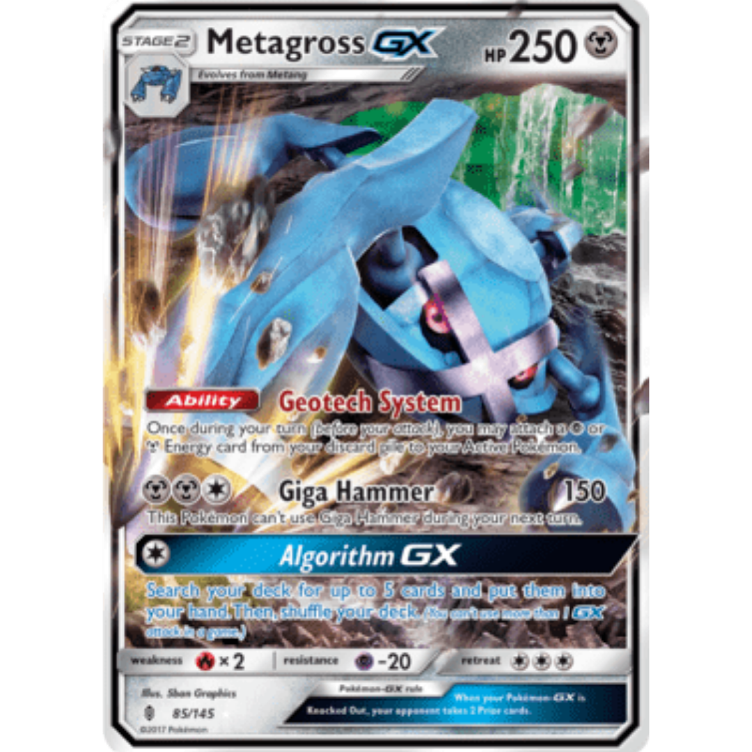 Metagross GX 085 - Holofoil SM Guardians Rising - Ultra Rare