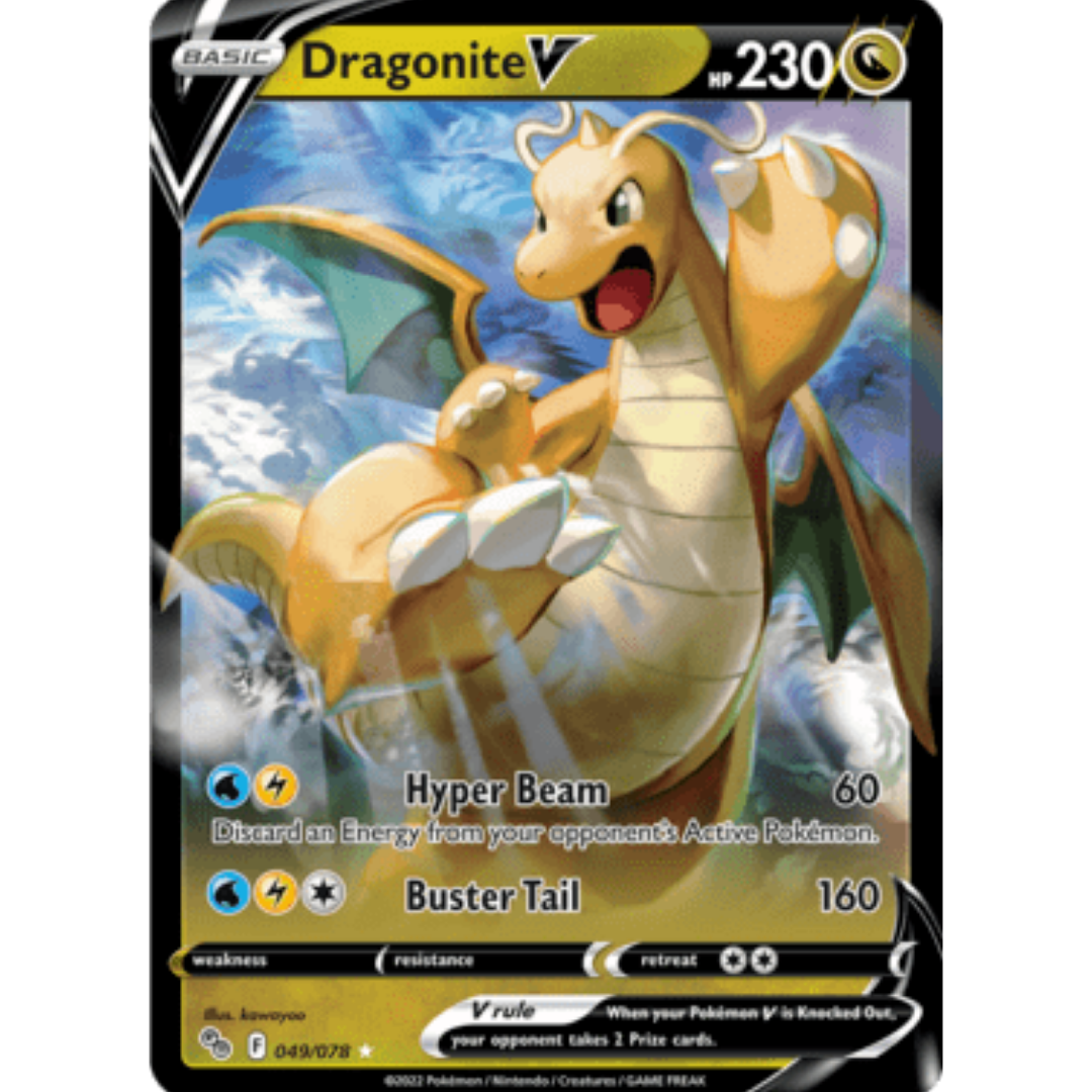 Dragonite V 049/078 - Holofoil Pokemon GO - Ultra Rare