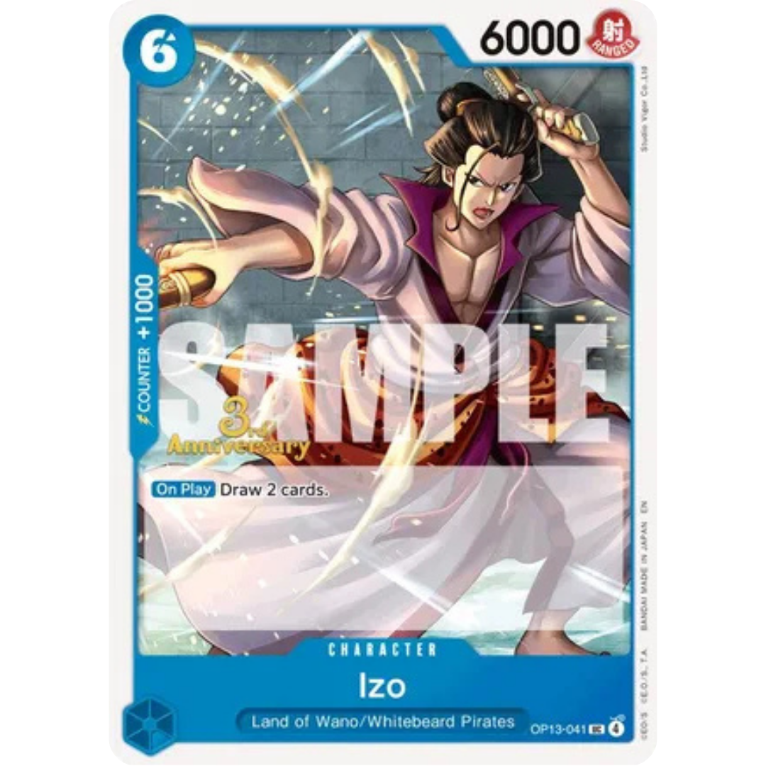 Izo (OP13-041) - Carrying On His Will: 3rd Anniversary Tournament Cards