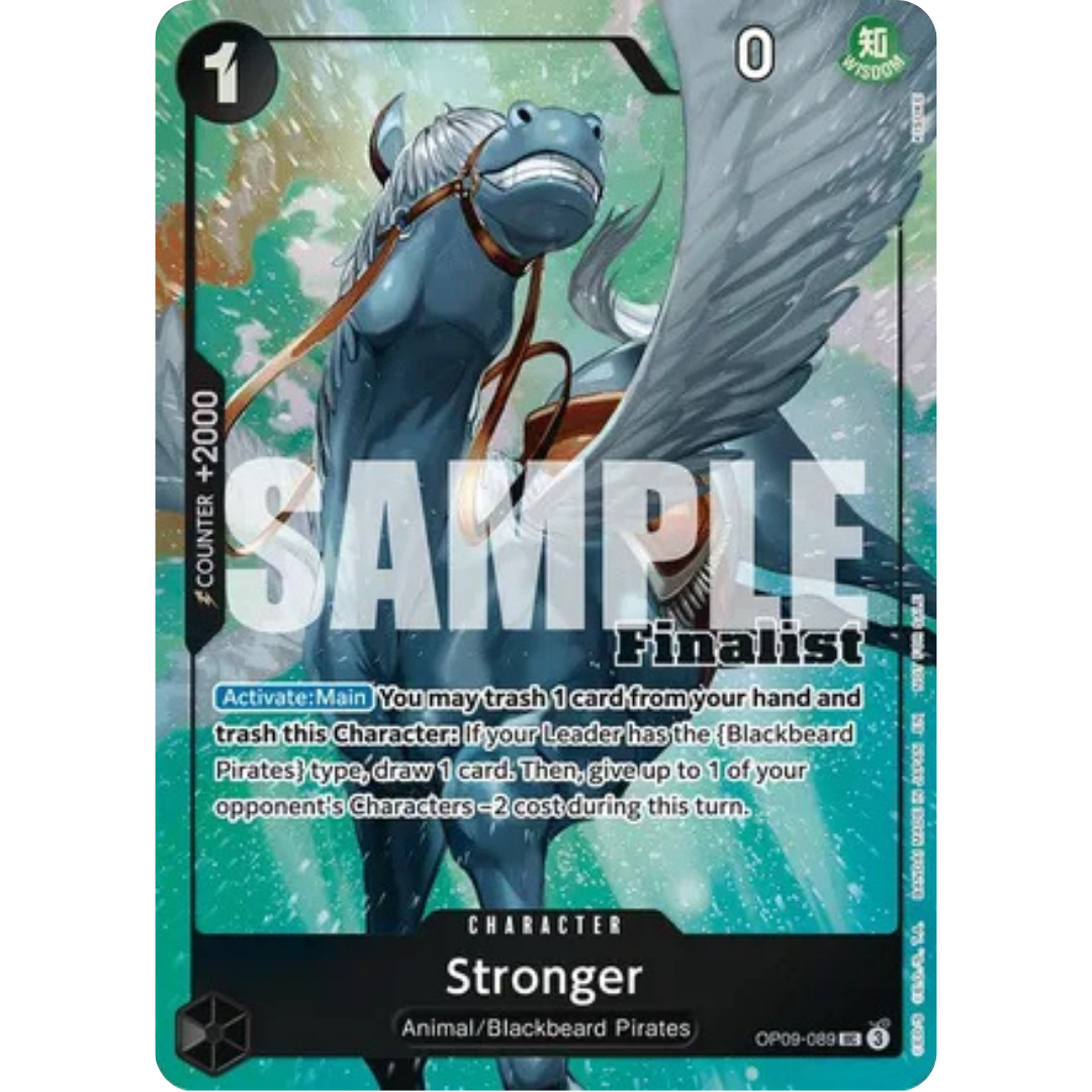 Stronger (CS 25-26 Finalist Card Set 2) (OP09-089) - One Piece Promotion Cards Foil