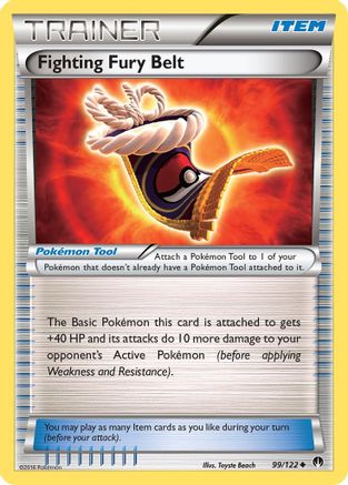 Fighting Fury Belt 099 XY BREAKpoint - Uncommon