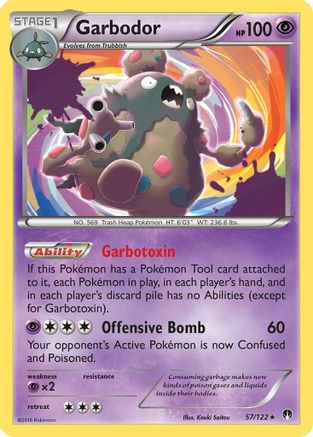 Garbodor 057 - Holofoil XY BREAKpoint - Holo Rare