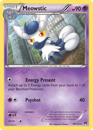 Meowstic 059 XY BREAKpoint - Rare